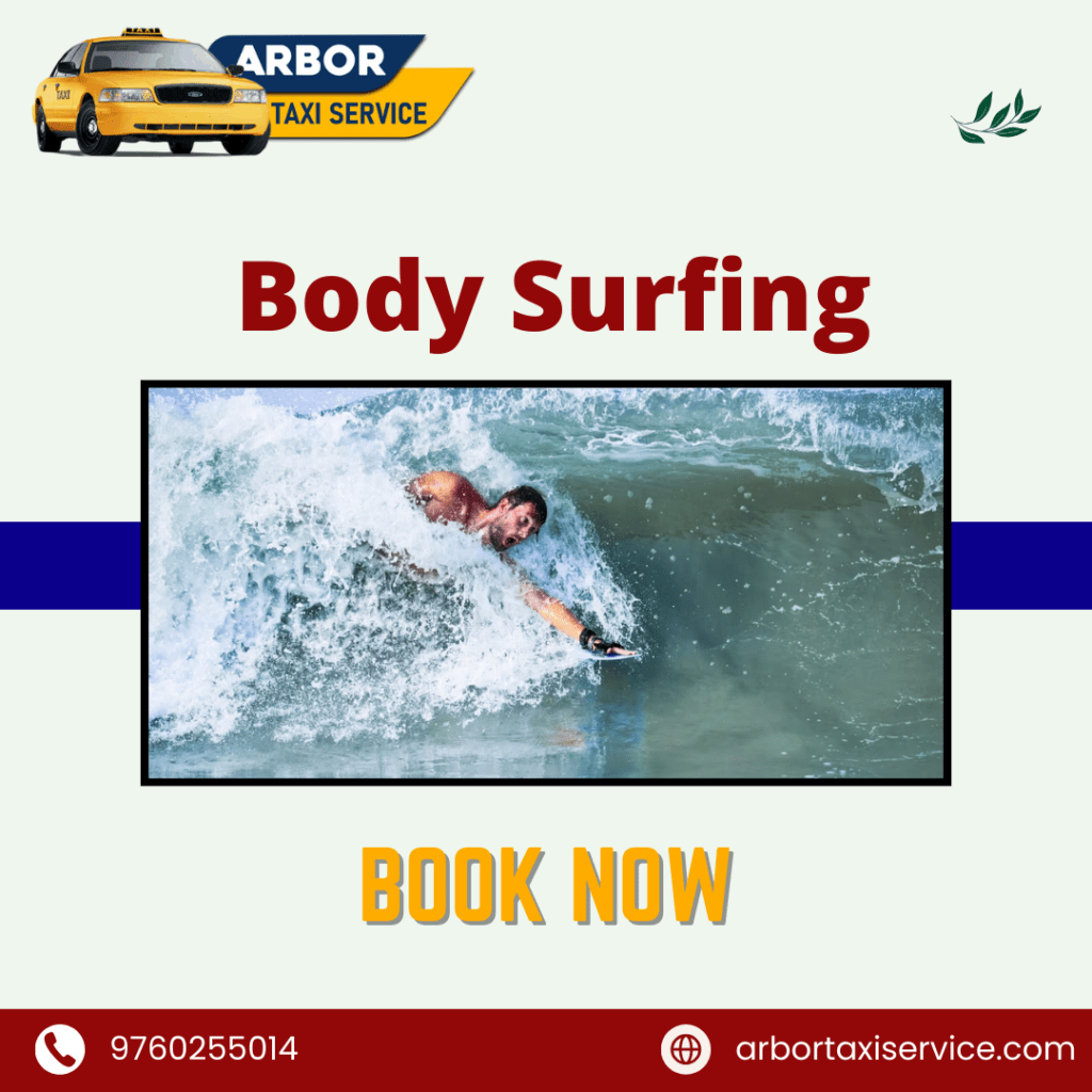 Body Surfing with arbor taxi service in dehradun