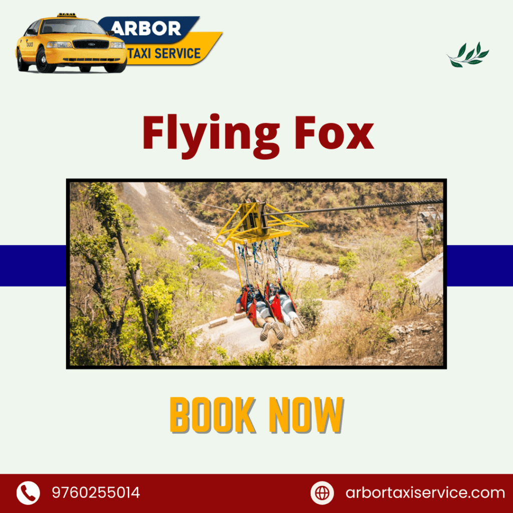 Flying Fox with arbor taxi service in dehradun