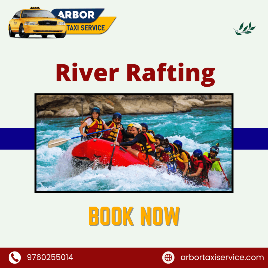 River Rafting with arbor taxi service in dehradun