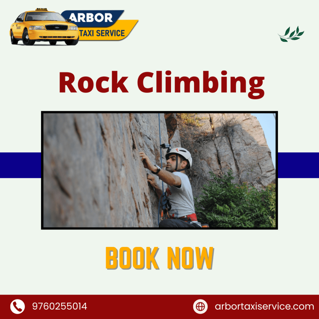 Rock Climbing with arbor taxi service in dehradun